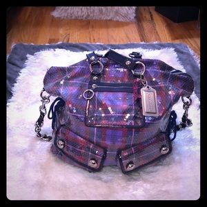 Coach Bags - COACH XL Poppy plaid handbag Coach Bags - COACH XL Poppy plaid handbag